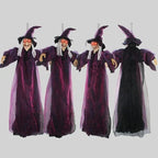 Halloween Life Size Talking Witch Animated Spooky Animatronic Witch Scary Decor — alternate product view 6