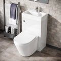 Debra 2 in 1 Compact Basin and BTW Rimless Toilet Combo Space Save Cloakroom — alternate product view 2