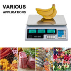 40Kg Digital Pricing Scale Electronic Price Computing Weight Shop Market UK Plug — alternate product view 3
