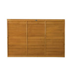 Dip Treated Overlap Fence Panel - (6 x 6ft / 6 x 5ft /6 x 4ft / 6 x 3ft) — on a clean white background