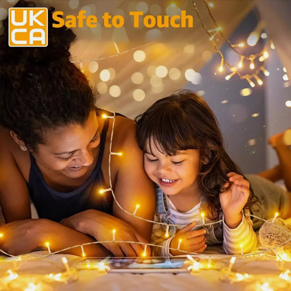 Fairy String Lights 10-50m Mains Plug In Christmas Tree Indoor & Outdoor Remote — alternate product view 6