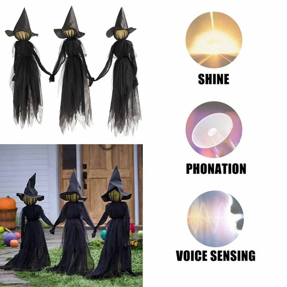 LightUp Witches Screaming Halloween Party Outdoor Decor — alternate product view 9