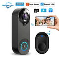 1080P Wireless Video Doorbell with Two - Way Audio Motion Detect & Night Vision HD — on a clean white background