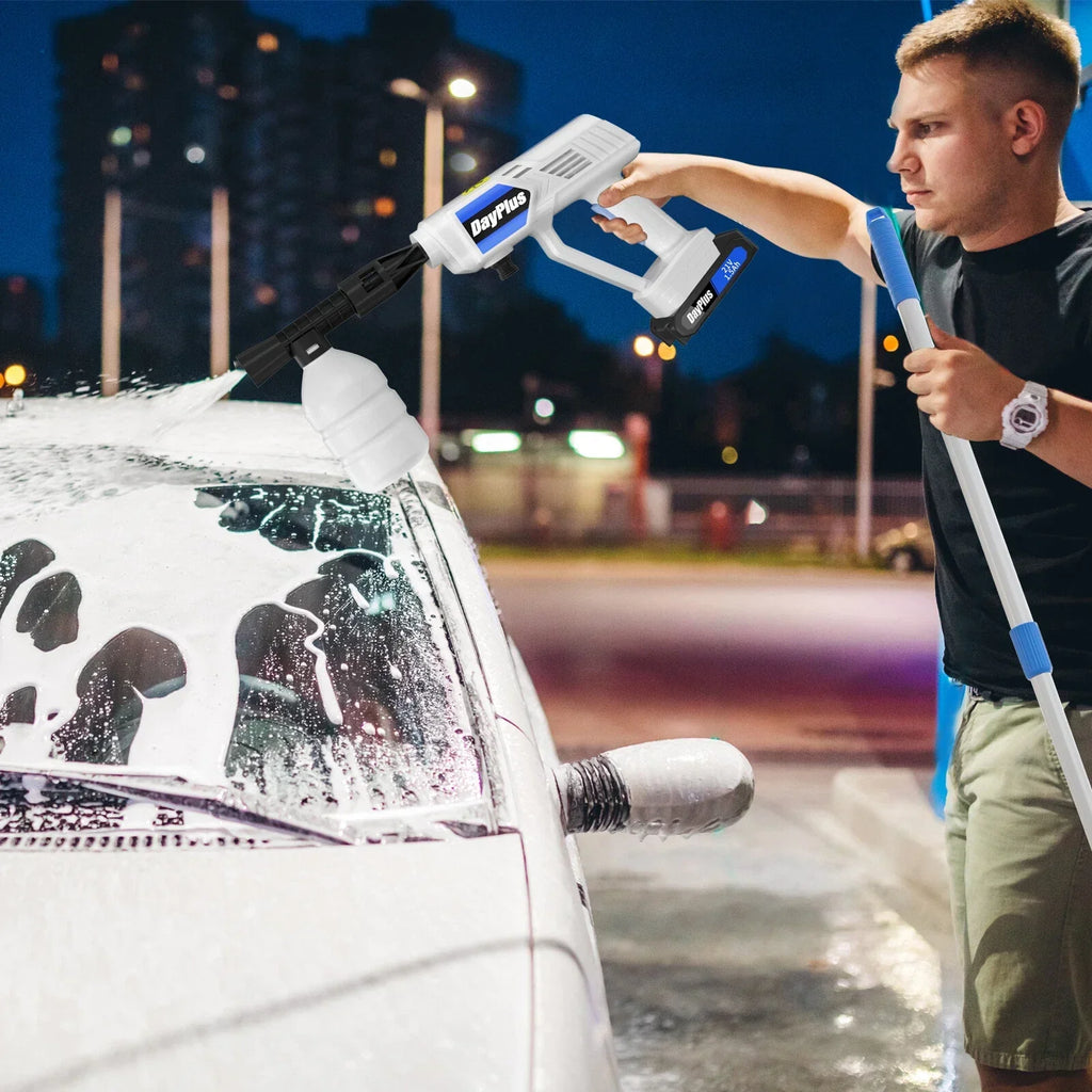 Portable Cordless Car High Pressure Washer Jet Water Wash Cleaner Gun Battery UK — alternate product view 6