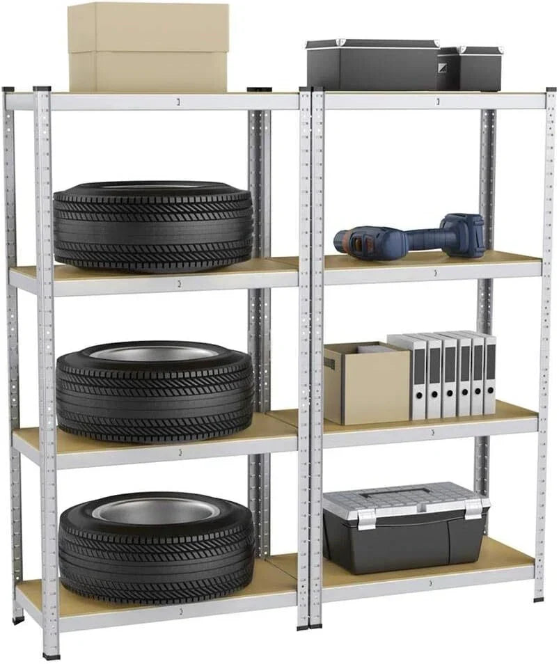 4 Tier Racking Shelf 180x90x45cm Heavy Duty Garage Shelving Storage Shelves Unit — alternate product view 3