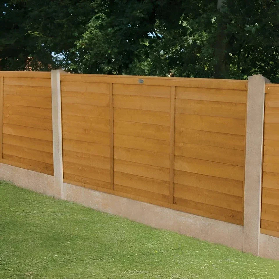 Dip Treated Overlap Fence Panel - (6 x 6ft / 6 x 5ft /6 x 4ft / 6 x 3ft) — alternate product view 3