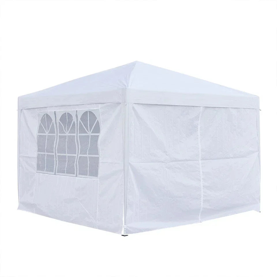 3x3M Heavy Duty Gazebo Marquee Popup Water- proof Garden Party Tent 4 WallSides — alternate product view 17