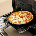 3Pcs Non-Stick Pizza Pan Carbon Steel Pizza Oven Tray Shallow Round Pizza Plate — alternate product view 8