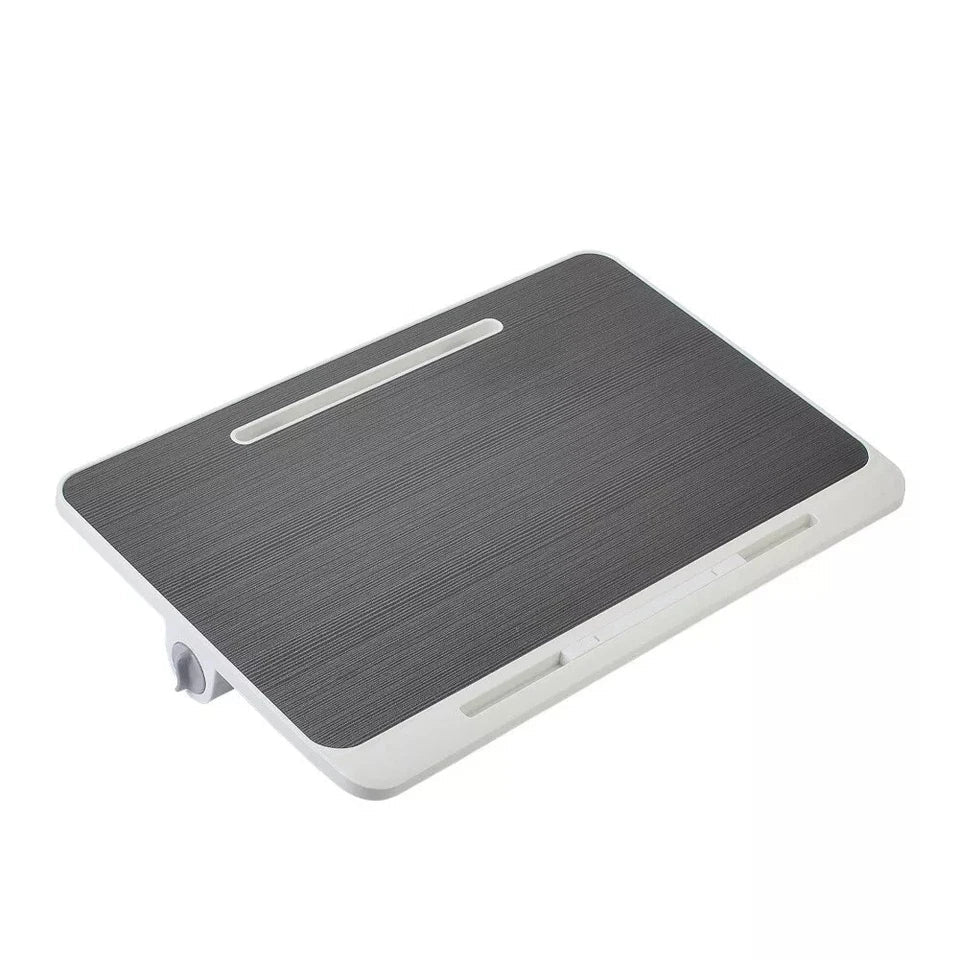 Folding Laptop Table Bed Tray Sofa Lap Desk Note book Stand Adjustable Height UK — alternate product view 9