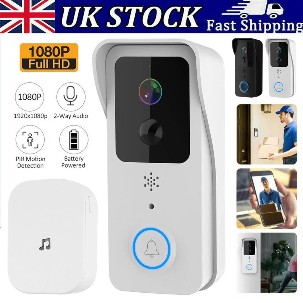 Wireless Smart WiFi Doorbell Video HD Camera Security Two-way Intercom Door Bell — alternate product view 2