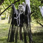 2PCS 80Cm Halloween Hanging Ghost Skeleton Decorations Prop Spooky Horror Scary — alternate product view 5