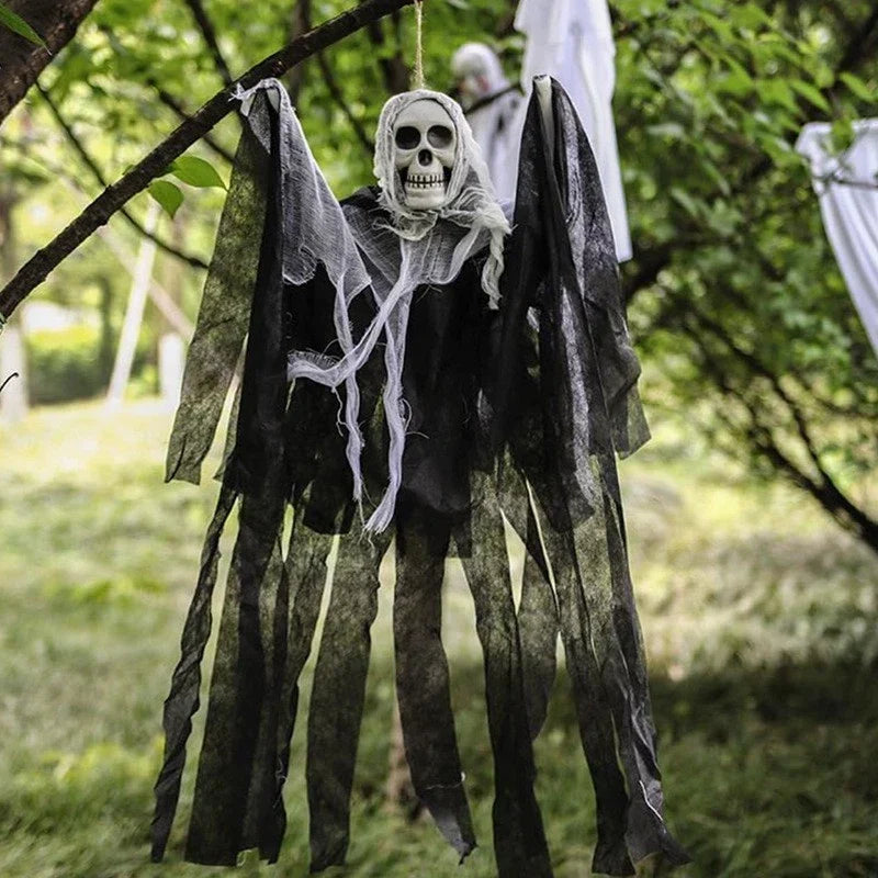 2PCS 80Cm Halloween Hanging Ghost Skeleton Decorations Prop Spooky Horror Scary — alternate product view 5