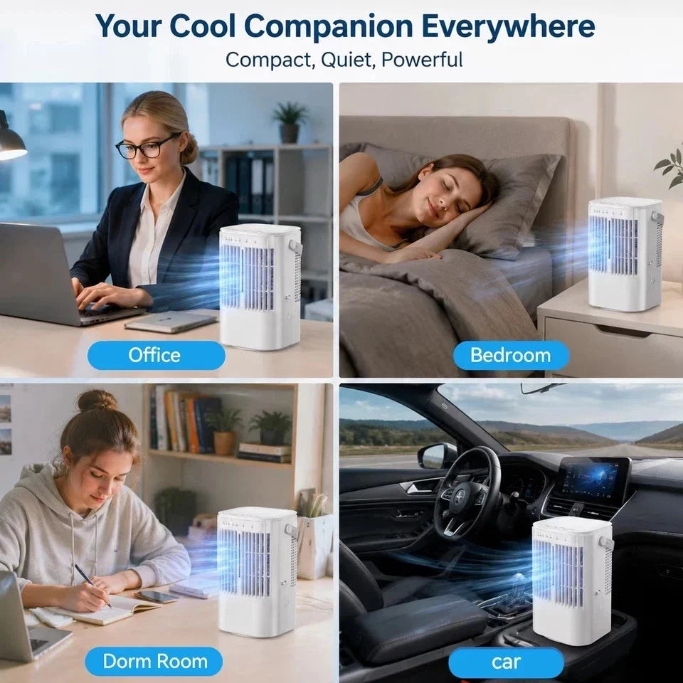 10L Portable Cooler Air Conditioning Unit Fan Humidifier With Remote Control UK — alternate product view 8