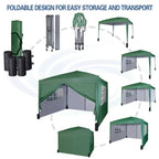 3x3m Pop up Heavy Duty Gazebo With Sides And Weight bags — alternate product view 13