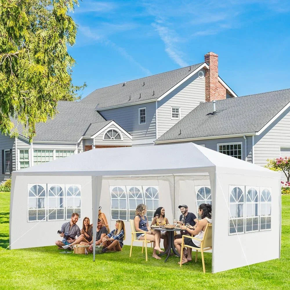 3x6M Gazebo Marquee Party Tent With Sides Waterproof Garden Patio Outdoor Canopy — alternate product view 3