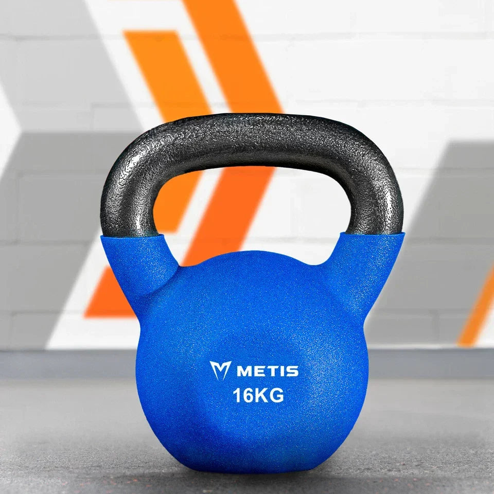 METIS Neoprene Kettlebells [4-20kg] — IRON TRAINING WEIGHTS – Gym/ Home Workouts — 16kg — product view