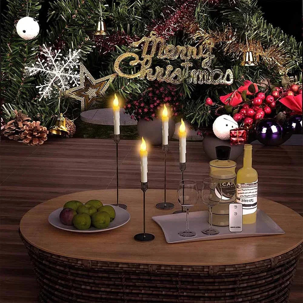12PCS Floating Candles Halloween Hanging Harry Potter LED Candles Warm White — alternate product view 6