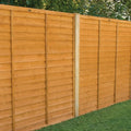 Dip Treated Overlap Fence Panel - (6 x 6ft / 6 x 5ft /6 x 4ft / 6 x 3ft) — alternate product view 2