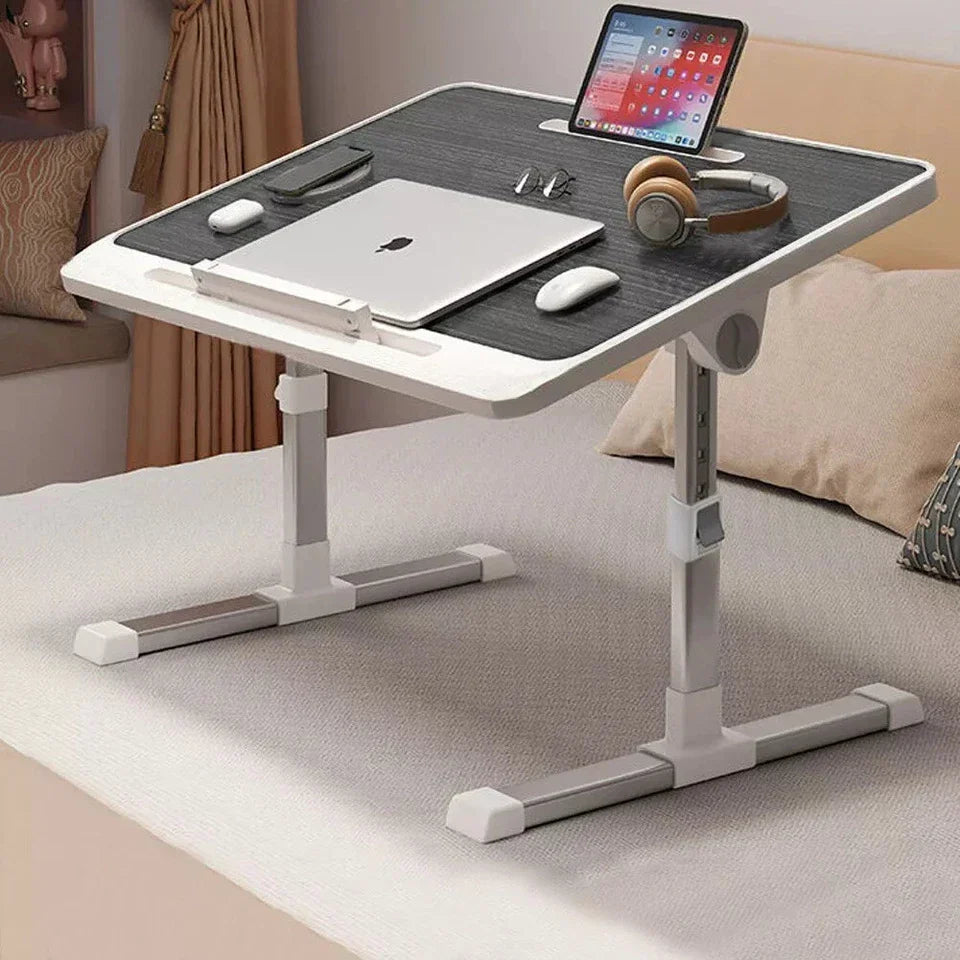 Folding Laptop Table Bed Tray Sofa Lap Desk Note book Stand Adjustable Height UK — alternate product view 6