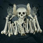 28PCS Bag of Bones Human Skull Skeleton Halloween Scary Pirate Party Decoration — alternate product view 4