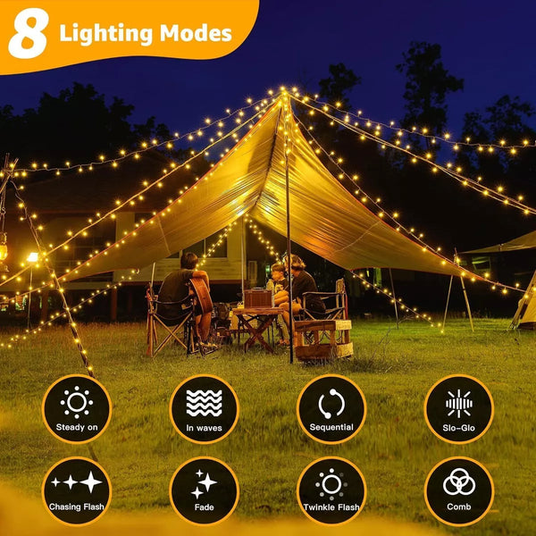 Fairy String Lights 10-50m Mains Plug In Christmas Tree Indoor & Outdoor Remote — alternate product view 2