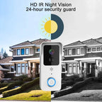 Wireless Smart WiFi Doorbell Video HD Camera Security Two-way Intercom Door Bell — alternate product view 9