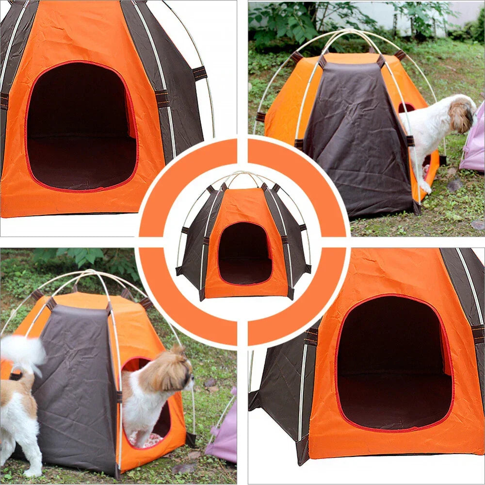 Sun-block Pet Tent Waterproof Tent Foldable Breathable Breathable Pet Shelter — alternate product view 3