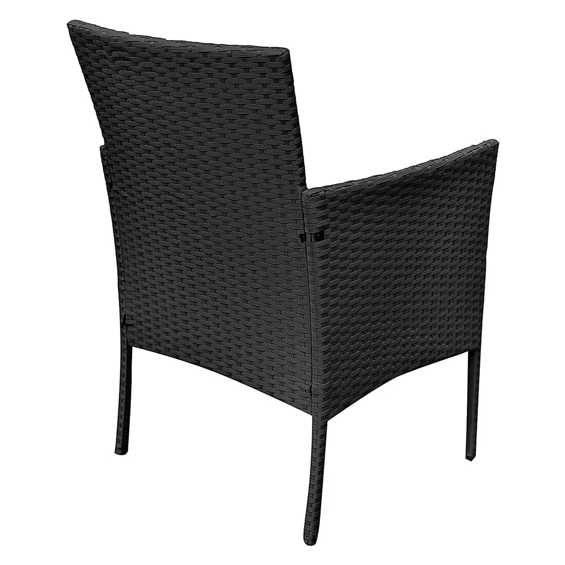 Outdoor Rattan Garden Furniture Sofa Set Patio Wicker Chairs Table 4Pieces — on a clean white background