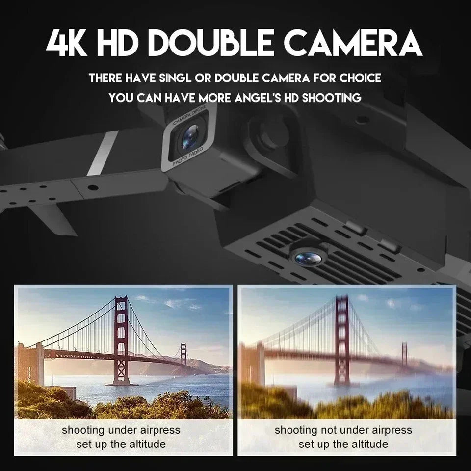 2024 Drone RC Drones Pro 4K HD Camera GPS WIFI FPV Quadcopter Foldable Bag Gifts — alternate product view 3