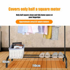 Heavy Duty Metal Clothes Rail Rack Garment Hanging Display Stand Storage Shelf — alternate product view 8