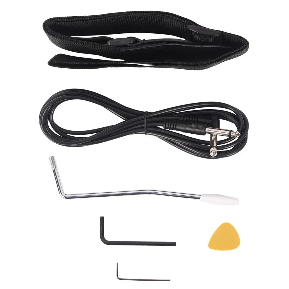 Glarry GST Electric Guitar W/ Pickguard 3 Single Pickup Bag Strap Wire Plectrum — alternate product view 10