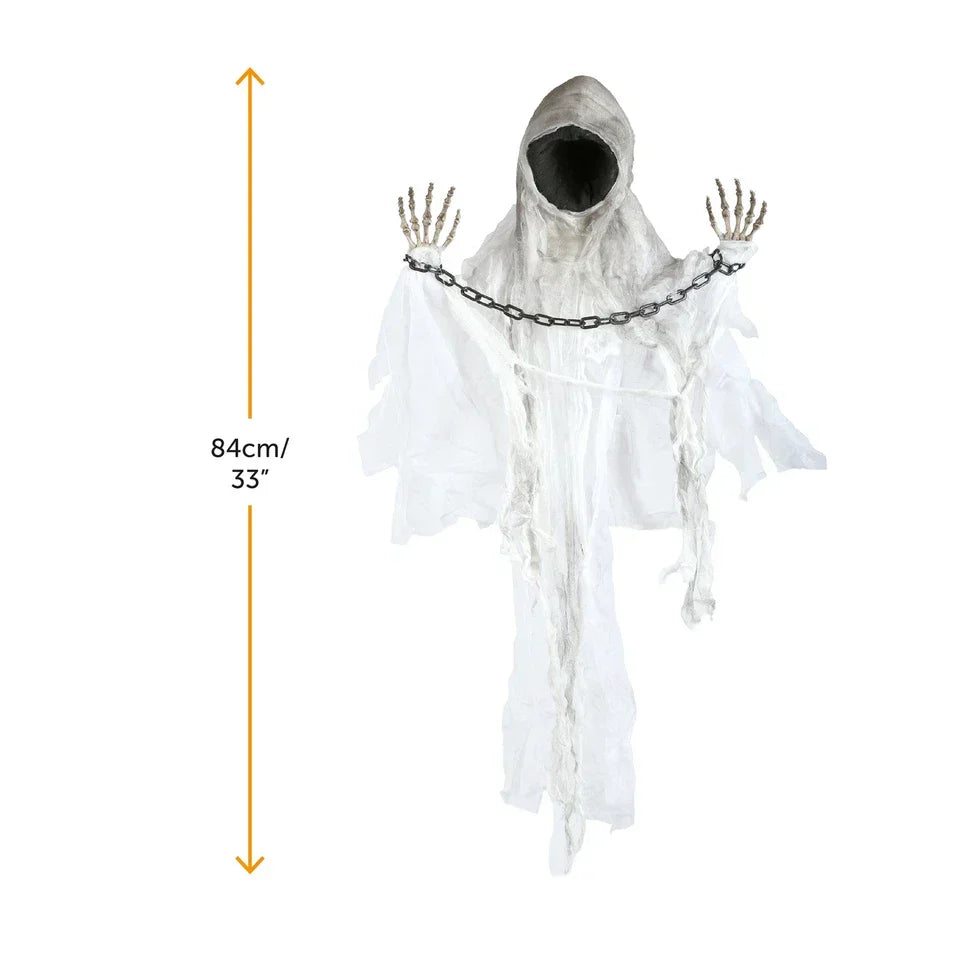 85cm Faceless Spectre Light Up Moving With Sound Halloween Party Prop — alternate product view 6