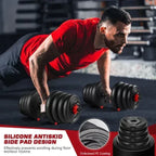 20kg Dumbbells Barbell Set with Connecting Rod — alternate product view 5