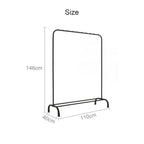 Heavy Duty Metal Clothes Rail Rack Garment Hanging Display Stand Storage Shelf — alternate product view 3