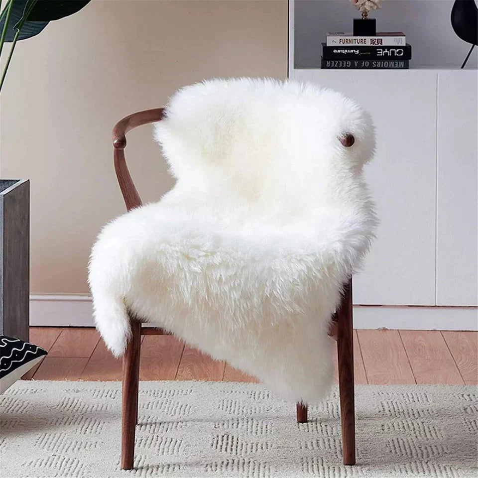 Large Faux Fur Sheepskin Rug Fluffy Mat Room Sofa Hairy Mat Shaggy Floor Carpet — alternate product view 13