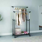 Metal Clothes Rail Storage Garment Shelf Hanging Display Stand Rack — alternate product view 8