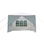 3x3m Waterproof Garden Outdoor PE Gazebo Marquee Canopy Party Tent — White — on a clean white background