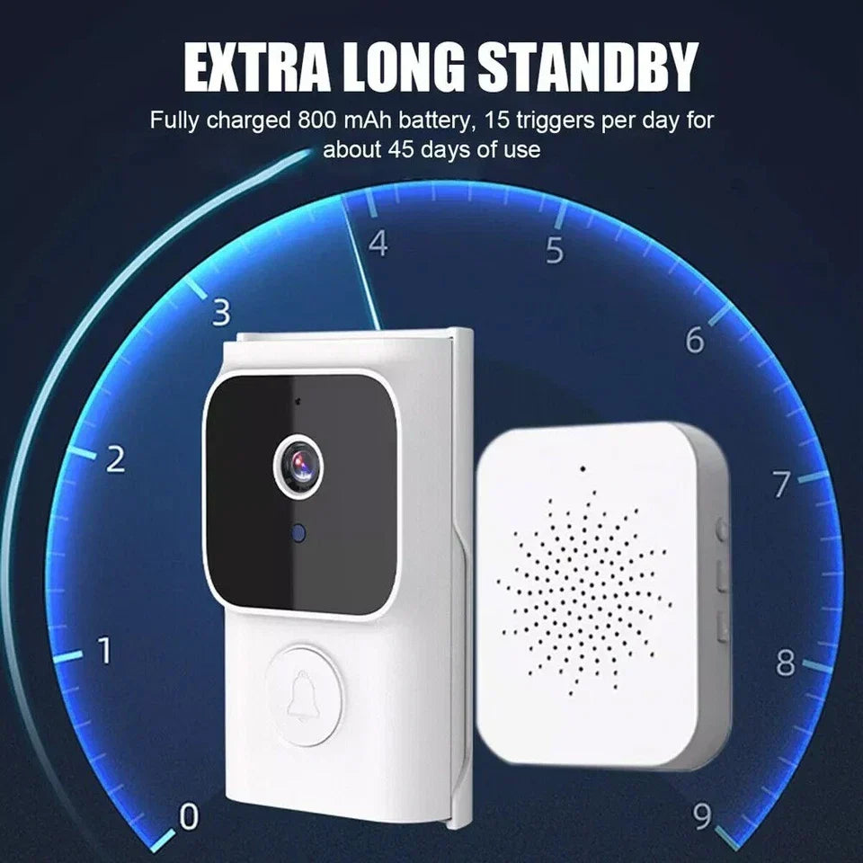Wireless Smart Video Doorbell Wibell Security Intercom HD Video Camera Door Bell — alternate product view 4