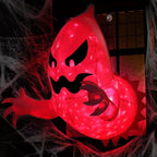 Halloween Inflatable Ghost With LED Lights Coming Out From Window Outdoor Decor — alternate product view 5