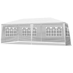 3x6M Gazebo Marquee Party Tent With Sides Waterproof Garden Patio Outdoor Canopy — on a clean white background