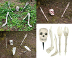 Ground Breaking Skeleton Prop Halloween Party Garden Decoration Bones — main product view