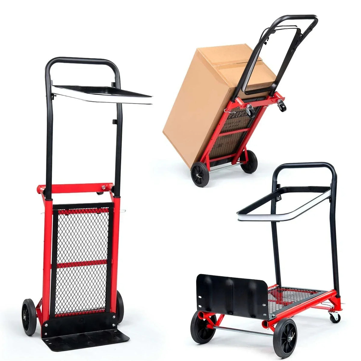Sack Truck Trolley Heavy Duty Multi Purpose Industrial Folding Hand Cart — on a clean white background