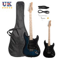 Glarry GST Electric Guitar W/ Pickguard 3 Single Pickup Bag Strap Wire Plectrum — alternate product view 2