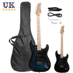 Glarry GST Electric Guitar W/ Pickguard 3 Single Pickup Bag Strap Wire Plectrum — alternate product view 2