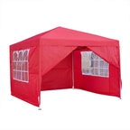 2.5x2.5m Pop Up Gazebo Marquee Outdoor Garden Party Tent Canopy with 4 Sides — on a clean white background