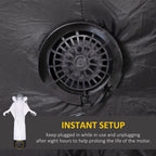 8.9FT Tall Halloween Inflatable Three-Head Witch Ghost, Blow Up Decoration — alternate product view 7