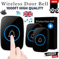 Wireless Doorbell Waterproof Range Door Bells Kit Cordless Plug-in Home Office — alternate product view 2
