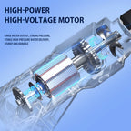 Portable Cordless Car High Pressure Washer Jet Water Wash Cleaner Gun Battery UK — alternate product view 10