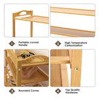 5 Tiers Bamboo Shoe Rack — alternate product view 5