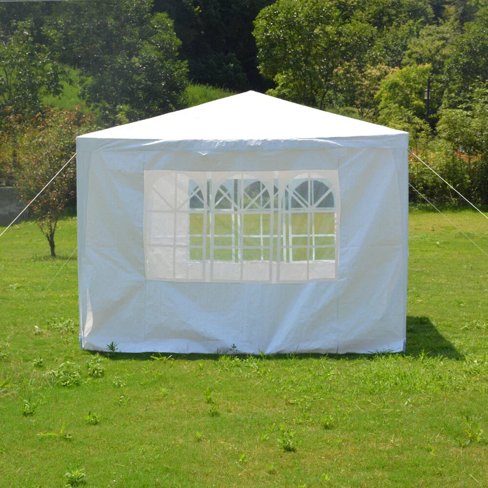 3x3m Waterproof Garden Outdoor PE Gazebo Marquee Canopy Party Tent — alternate product view 3
